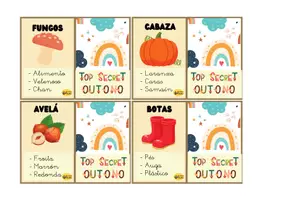 Vista previa - Juegos / Gamificación - TOP SECRET OUTONO EN GALEGO (VOCABULARIO) - página 3