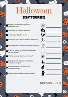 Vorschau - Spiele - Halloween Rätselspaß (1. + 2. Klasse) - Seite 1