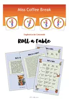 Vorschau - Spiele - Roll a Fable / Creative Writing (Würfelgeschichte) - Deckblatt