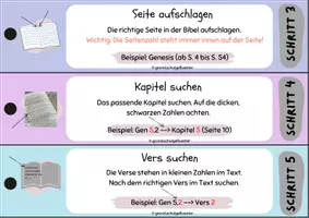 Vorschau - Merkblätter - Bibelfächer - Bibelstellen nachschlagen - Religion - Seite 2