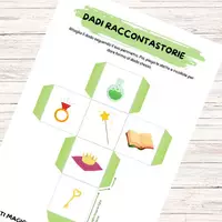anteprima - Giochi - Dadi racconta storie da stampare - Pagina di copertina