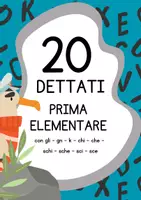 anteprima - Compiti in classe/Test - Dettati prima elementare - Pack da 20 dettati - Pagina di copertina