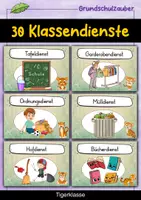 Vorschau - Präsentationen/Tafelbilder - 30 Tiger Klassendienste für die Tigerklasse - Deckblatt
