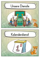 Vorschau - Präsentationen/Tafelbilder - 30 Tiger Klassendienste für die Tigerklasse - Seite 1