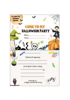 Vorschau - Arbeitsblätter - Halloween Postcard Bundle für Englisch-Unterricht - Seite 2