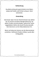 Vorschau - Spiele - Zählen bis 10 Klammerkarten Würfelbilder - Seite 1