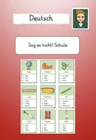 Vorschau - Spiele - Sag es nicht! Schule - Deckblatt