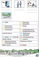 Vorschau - Arbeitsblätter - Wörterliste "Auf dem Skaterplatz" Im Park - mit Wörtertabelle - Sommer - DaZ / DaF / Deutsch - Seite 2