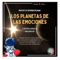 Vista previa - Unidades / Secuencias / Situaciones de Aprendizaje - LOS PLANETAS DE LAS EMOCIONES. (Castellano y valencià). @musica.al.mon - Portada