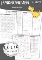 Vorschau - Arbeitsblätter - ABs Hundertertafel - Deckblatt
