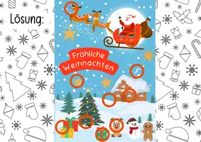 Vorschau - Arbeitsblätter - Finde die Fehler Suchbild Weihnachten Rätsel - Seite 2