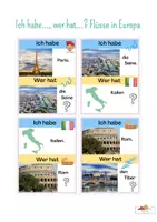 Vorschau - Spiele - Ich habe..., wer hat? Ein Lesespiel in Erdkunde entlang der Flüsse europäischer Hauptstädte - Seite 2