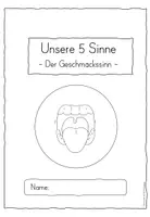 Vorschau - Stundenentwürfe - Arbeitsheft Die Zunge Geschmackssinn Unsere 5 Sinne - Seite 1