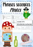 Aperçu - Feuilles d'exercices - Phrases secouées: Pirates - Page de couverture