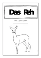 Vorschau - Arbeitsblätter - Das Reh - Ein Lapbook - Seite 2