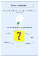 Vorschau - Stationenlernen - Deutschland, Bundesländer und Hauptstädte - Verschiedene Dominovarianten - Seite 2