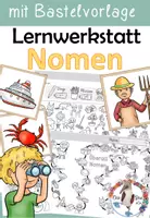 Vorschau - Unterrichtsreihen - Nomen einführen und üben - mit Tafelmaterial und Bastelvorlagen - Deckblatt
