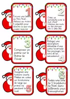 Vorschau - Spiele - (Noël) Calendrier de l'avent: challenges pour l'école - Seite 1