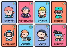 Vista previa - Juegos / Gamificación - Bingo y mini-flashcards de la temática "Jobs" - página 3