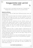 Vorschau - Stundenentwürfe - Klanggeschichte Herbst Igel GS 2 Igel Isidor und Emil Eichhörnchen - Seite 1