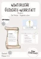 Vorschau - Arbeitsblätter - Winterliche Gedichte-Werkstatt: Stunde 6 "Der Nikolaus" - Deckblatt