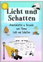 Vorschau - Arbeitsblätter - Licht und Schatten - Materialpaket - Deckblatt