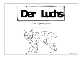 Vorschau - Arbeitsblätter - Der Luchs - Ein Lapbook - Seite 3