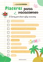 Vista previa - Tarjetas / Manipulativos - Recursos Fin de curso - Summer - página 2