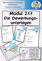 Vorschau - Stundenentwürfe - Modul 2.1.1 Die Bewerbungsunterlagen Informationstechnologie Lehrplan Plus - Deckblatt