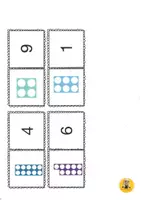 anteprima - Esercizi - Gioco di associazione fra quantità e numeri - Pagina 1