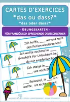 Vorschau - Aufgabenkarten - DaF / DaZ Französisch: das oder dass - Übungskarten Sommer - Deckblatt