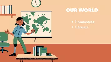 Vorschau - Arbeitsblätter - Continents, oceans and compass - Geography bilingual - Seite 3