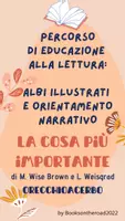 anteprima - Piani di lezione - Percorso di #educazione alla lettura:La cosa più importante - Pagina di copertina