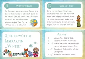 Vorschau - Arbeitsblätter - Stolperwörter-Lesetexte "Winter" (Klasse 3-4) - Seite 2