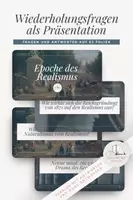 Vorschau - Stundenentwürfe - Wiederholungsfragen Realismus als Quiz-Präsentation - Deckblatt