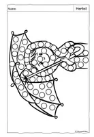 Vorschau - Arbeitsblätter - Dot-Marker, Herbst, Stempelvorlage - Seite 3