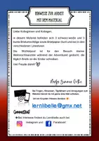 Vorschau - Mal- und Bastelvorlagen - Wichtelpost - 3 Briefumschläge (sw und bunt) und Briefpapier (sw und bunt) in 3 verschidenen Lineaturen - Seite 1
