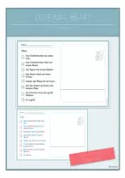 Vorschau - Arbeitsblätter - Lese-Mal-Blatt Herbst (Kl. 1/2) - Deckblatt
