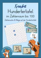 Vorschau - Unterrichtsreihen - Einführung in den Zahlenraum bis 100 Orientierung Zahlenstrahl Hundertertafel Zehner Einer - Seite 1