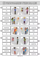 Vorschau - Stationenlernen - Los pronombres personales - Klammerkarten (ohne usted/ustedes) - Seite 3