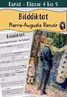 Vorschau - Aufgabenkarten - Bilddiktat zu Pierre-Auguste Renoir - Deckblatt