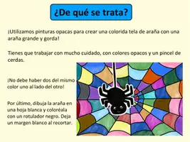 Vista previa - Unidades / Secuencias / Situaciones de Aprendizaje - ARTE, paso a paso: Tela de araña de colores - página 2