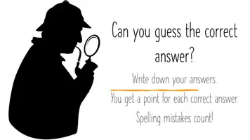 Vorschau - Spiele - Superlatives: Guessing Game (PowerPoint: Spielerische Einführung ins Thema) - Seite 1