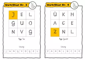 Vorschau - Quiz - Worträtsel - Seite 3