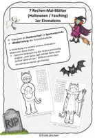 Vorschau - Arbeitsblätter - Einmaleins mit 3 (Rechen-Mal-Blatt) - Deckblatt