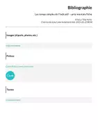 Aperçu - Affichage - Les temps simples de l'indicatif - carte mentale/fiche - Page 1