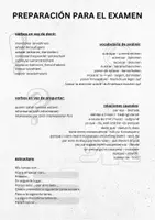 Vorschau - Poster - Wortschatzliste - examen - preparación para el examen de español - Klausur - Seite 2