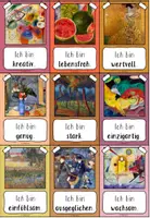 Vorschau - Bildkarten - Positive Affirmationen / Affirmationskarten mit Kunstwerken - Seite 3