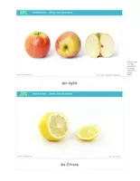 Vorschau - Fördermaterial/Inklusion - Obst und Gemüse - Bild-Wort-Karten - Fotokarten - Bildkarten - gesunde Ernährung - Seite 1
