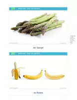 Vorschau - Fördermaterial/Inklusion - Obst und Gemüse - Bild-Wort-Karten - Fotokarten - Bildkarten - gesunde Ernährung - Seite 2